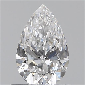 Picture of 0.51 Carats, Pear D Color, SI2 Clarity and Certified by GIA