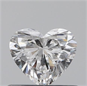 0.40 Carats, Heart E Color, VS2 Clarity and Certified by GIA
