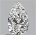 0.50 Carats, Pear G Color, VS2 Clarity and Certified by GIA