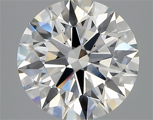 Picture of Lab Created Diamond 3.13 Carats, Round with ideal Cut, F Color, vs1 Clarity and Certified by IGI