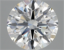 Lab Created Diamond 3.05 Carats, Round with ideal Cut, D Color, vs1 Clarity and Certified by IGI