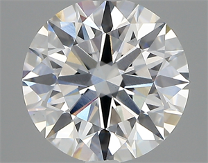Picture of Lab Created Diamond 3.05 Carats, Round with ideal Cut, D Color, vs1 Clarity and Certified by IGI