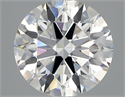 Lab Created Diamond 3.04 Carats, Round with ideal Cut, E Color, vs1 Clarity and Certified by IGI