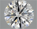 Del inventario de diamantes de laboratorio, 3.02 quilates, Redondo , Color F, claridad vvs2 y certificado IGI