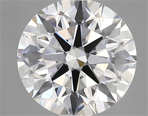 Picture of Lab Created Diamond 2.00 Carats, Round with ideal Cut, D Color, vs1 Clarity and Certified by IGI