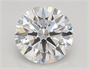 Lab Created Diamond 0.88 Carats, Round with ideal Cut, D Color, vs1 Clarity and Certified by IGI