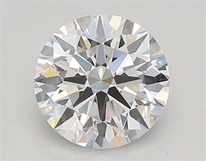 Picture of Lab Created Diamond 0.88 Carats, Round with ideal Cut, D Color, vs1 Clarity and Certified by IGI