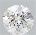Del inventario de diamantes de laboratorio, 2.10 quilates, Redondo , Color D, claridad VVS2 y certificado IGI