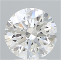 Lab Created Diamond 3.24 Carats, Round with Ideal Cut, E Color, VVS2 Clarity and Certified by IGI