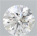 Lab Created Diamond 3.26 Carats, Round with Excellent Cut, E Color, VVS1 Clarity and Certified by IGI