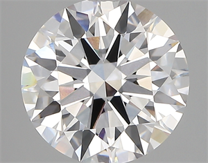 Picture of Lab Created Diamond 3.08 Carats, Round with ideal Cut, D Color, vvs1 Clarity and Certified by IGI