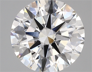Picture of Lab Created Diamond 2.86 Carats, Round with ideal Cut, D Color, vs1 Clarity and Certified by IGI