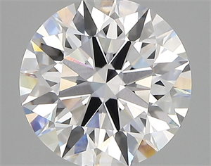 Picture of Lab Created Diamond 2.66 Carats, Round with ideal Cut, D Color, vvs1 Clarity and Certified by IGI