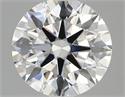 Lab Created Diamond 1.81 Carats, Round with ideal Cut, D Color, vvs2 Clarity and Certified by IGI