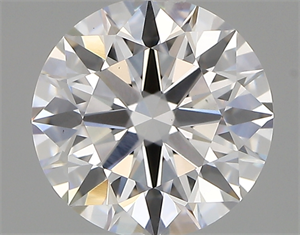 Picture of Lab Created Diamond 1.65 Carats, Round with ideal Cut, D Color, vs1 Clarity and Certified by IGI