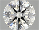Lab Created Diamond 1.07 Carats, Round with ideal Cut, E Color, vvs2 Clarity and Certified by IGI