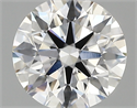 Lab Created Diamond 1.04 Carats, Round with ideal Cut, D Color, vvs2 Clarity and Certified by IGI