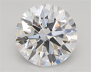 Picture of Lab Created Diamond 0.91 Carats, Round with ideal Cut, D Color, vvs1 Clarity and Certified by IGI