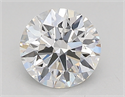 Lab Created Diamond 0.83 Carats, Round with ideal Cut, E Color, vvs2 Clarity and Certified by IGI