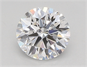 Lab Created Diamond 0.73 Carats, Round with ideal Cut, D Color, vvs2 Clarity and Certified by IGI
