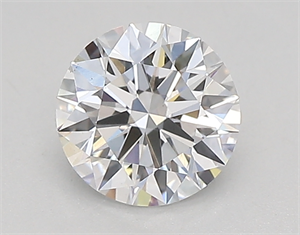 Picture of Lab Created Diamond 0.70 Carats, Round with ideal Cut, D Color, vs1 Clarity and Certified by IGI
