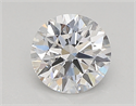 Lab Created Diamond 0.70 Carats, Round with ideal Cut, D Color, vvs2 Clarity and Certified by IGI