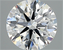 Del inventario de diamantes de laboratorio, 2.88 quilates, Redondo , Color D, claridad vs1 y certificado GIA