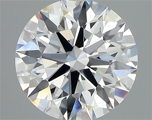 Picture of Lab Created Diamond 2.88 Carats, Round with excellent Cut, D Color, vs1 Clarity and Certified by GIA