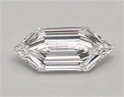 Picture of Lab Created Diamond 0.72 Carats, LONG HEXAGON with  Cut, D Color, vvs1 Clarity and Certified by IGI