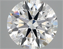 Lab Created Diamond 2.78 Carats, Round with ideal Cut, D Color, vs1 Clarity and Certified by IGI
