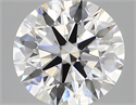 Del inventario de diamantes de laboratorio, 2.16 quilates, Redondo , Color E, claridad vvs2 y certificado IGI