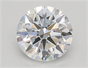 Lab Created Diamond 0.94 Carats, Round with ideal Cut, D Color, vvs2 Clarity and Certified by IGI