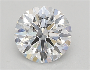 Picture of Lab Created Diamond 0.91 Carats, Round with ideal Cut, E Color, vs1 Clarity and Certified by IGI