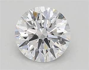Picture of Lab Created Diamond 0.90 Carats, Round with excellent Cut, D Color, vs1 Clarity and Certified by IGI
