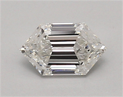 Picture of Lab Created Diamond 0.80 Carats, LONG HEXAGON with  Cut, E Color, vvs2 Clarity and Certified by IGI