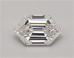 Picture of Lab Created Diamond 0.66 Carats, LONG HEXAGON with  Cut, E Color, vvs2 Clarity and Certified by IGI