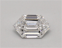 Picture of Lab Created Diamond 0.64 Carats, LONG HEXAGON with  Cut, D Color, vvs2 Clarity and Certified by IGI