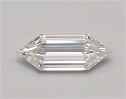 Picture of Lab Created Diamond 0.46 Carats, LONG HEXAGON with  Cut, E Color, vvs2 Clarity and Certified by IGI