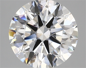 Picture of Lab Created Diamond 2.89 Carats, Round with ideal Cut, E Color, vvs1 Clarity and Certified by IGI