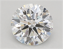 Lab Created Diamond 0.82 Carats, Round with ideal Cut, D Color, vvs1 Clarity and Certified by IGI