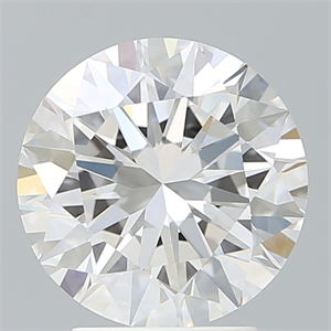 Picture of Lab Created Diamond 3.10 Carats, Round with Excellent Cut, D Color, VVS2 Clarity and Certified by IGI