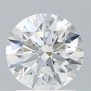 Picture of Lab Created Diamond 1.69 Carats, Round with Ideal Cut, E Color, VS1 Clarity and Certified by IGI