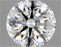 Lab Created Diamond 2.72 Carats, Round with ideal Cut, E Color, vvs1 Clarity and Certified by IGI