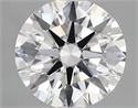 Lab Created Diamond 1.40 Carats, Round with ideal Cut, D Color, vvs2 Clarity and Certified by IGI
