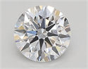 Lab Created Diamond 0.82 Carats, Round with ideal Cut, D Color, vvs2 Clarity and Certified by IGI