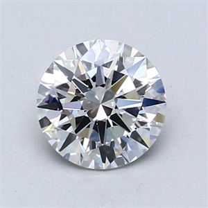 Picture of Lab Created Diamond 1.01 Carats, Round with Excellent Cut, E Color, VS2 Clarity and Certified by GIA