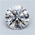 Del inventario de diamantes de laboratorio, 1.33 quilates, Redondo , Color F, claridad VS2 y certificado GIA