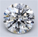 Del inventario de diamantes de laboratorio, 2.36 quilates, Redondo , Color D, claridad VS1 y certificado IGI