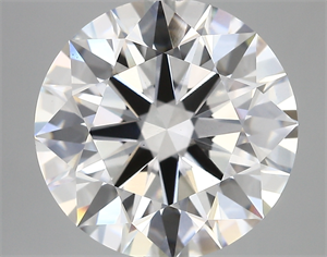 Picture of Lab Created Diamond 7.15 Carats, Round with ideal Cut, F Color, vs1 Clarity and Certified by IGI
