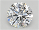 Lab Created Diamond 2.79 Carats, Round with ideal Cut, D Color, vvs1 Clarity and Certified by IGI